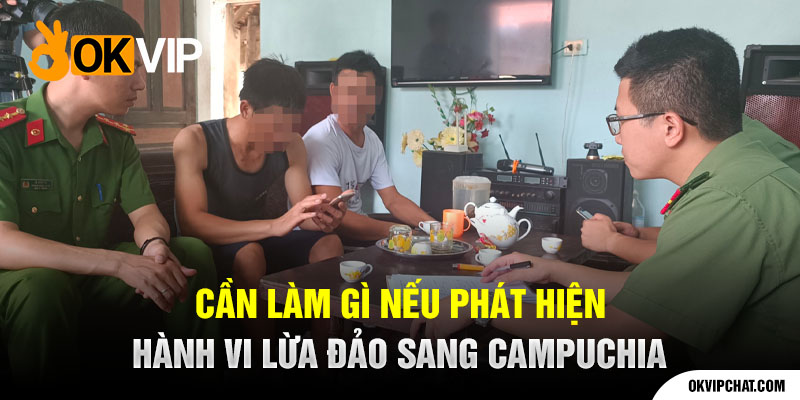 Cần làm gì nếu phát hiện hành vi lừa đảo sang Campuchia 